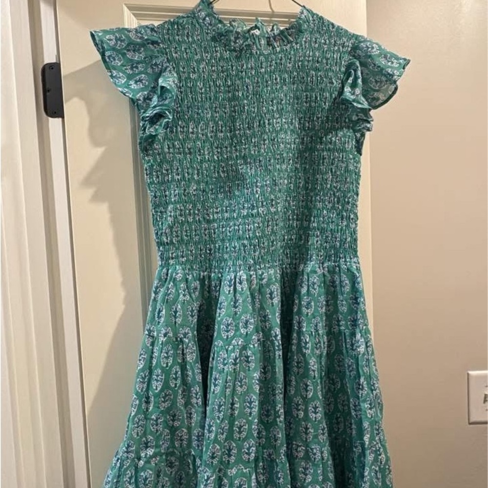 Oliphant Green Casual Dress